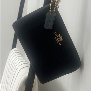 Coach Black Wristlet Clutch